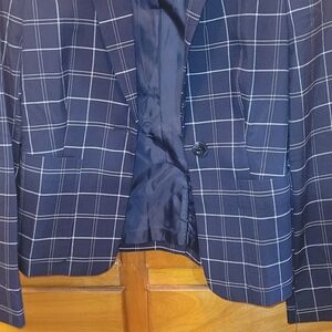 Tommy Hilfiger Blue Windowpane Blazer